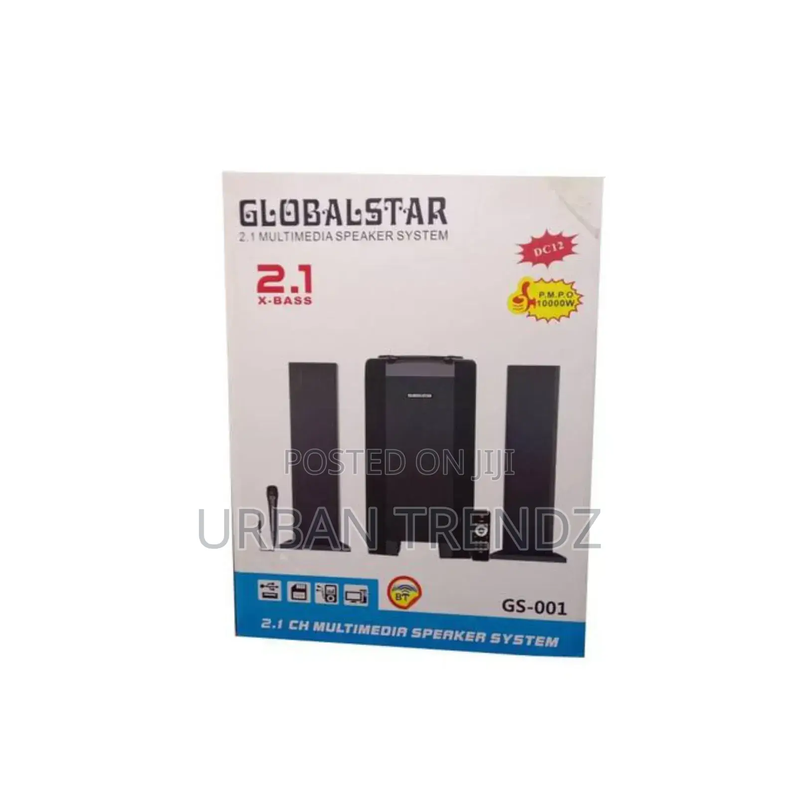 Globalstar 2.1 Multmedia Speaker System Wireless Subwoofer