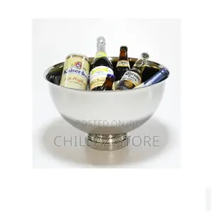 Stainless Steel Champagne Ice Bucket.