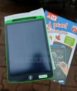 12"Screen Size Erasable Kids Educational Writing Pad