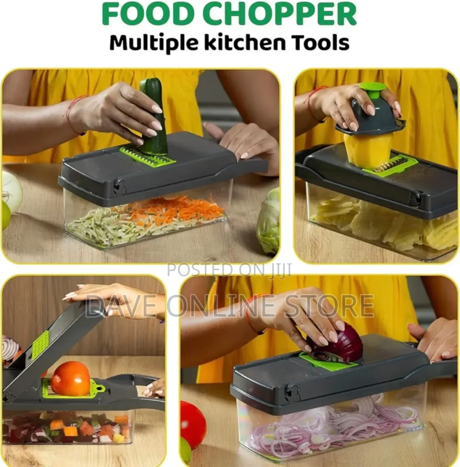 Vegetable Chopper 12 in 1 Multifunctional Food Chopper