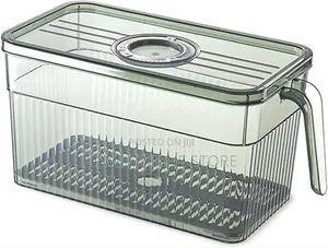 Refrigerator Storage Box With Handle for Fridge Cabinet