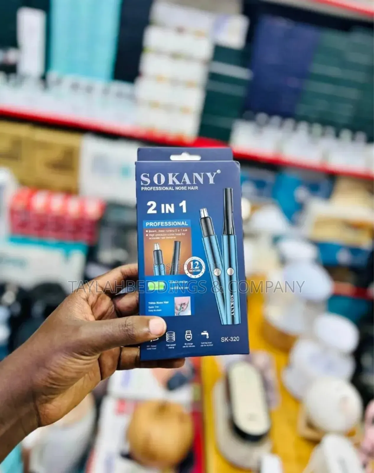 2 in 1 SOKANY Professional Nose Hair Kit