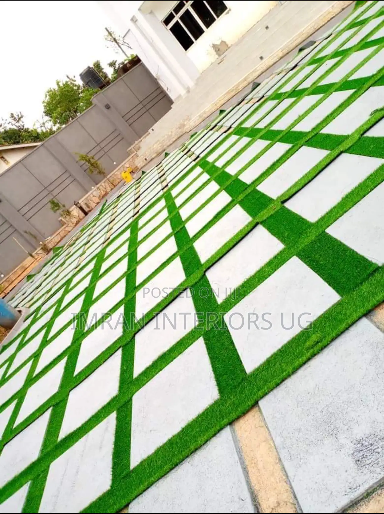 Green Artificial Grass Carpet Draft