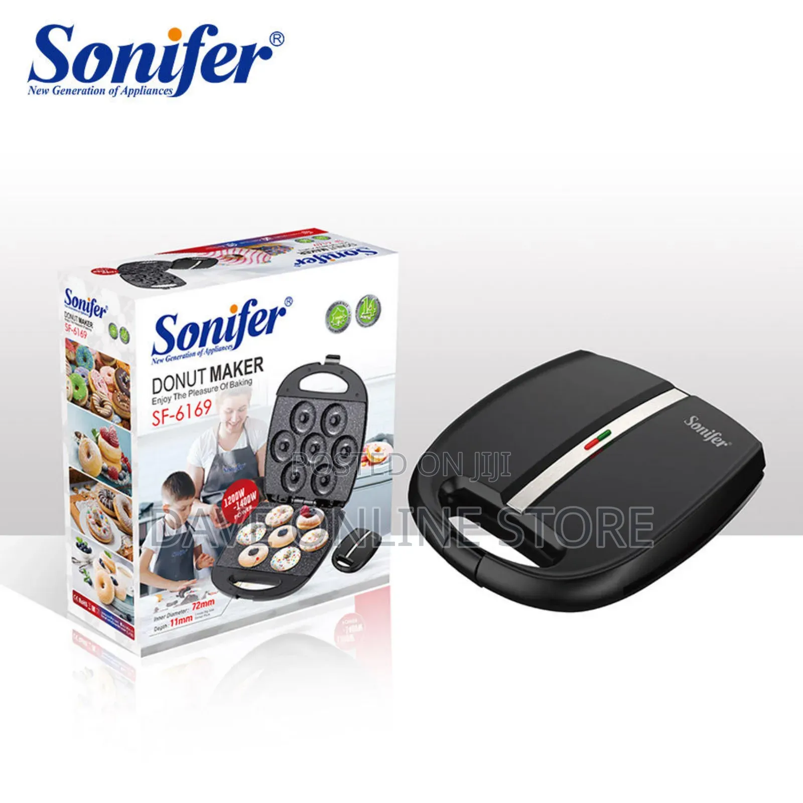 Sonifer SF-6169 Mini Donut Machine Maker