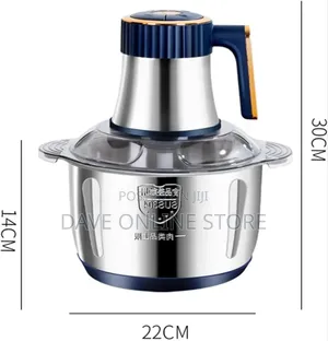 Multifunctional Stainless Steel Meat Grinder, 5L