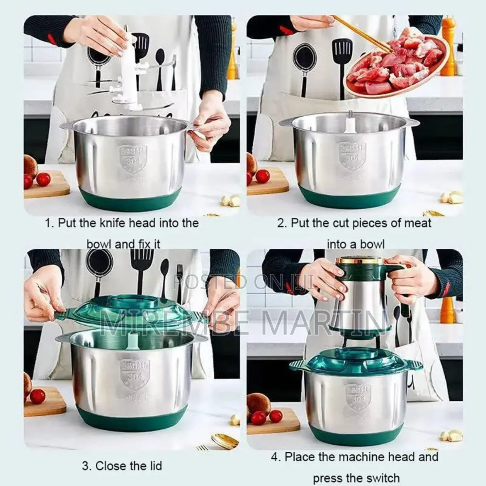5 Litres Electric Meat Grinder - Multifunction Meat Mincer