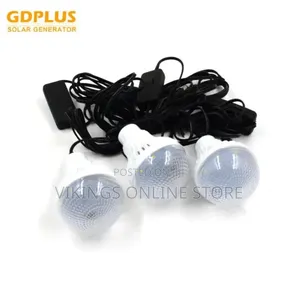 GDLITE GD7 Solar Lighting System Kit(Black