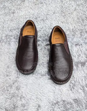 Original Brown Clarks Casual Active Air Premium Leather Shoe