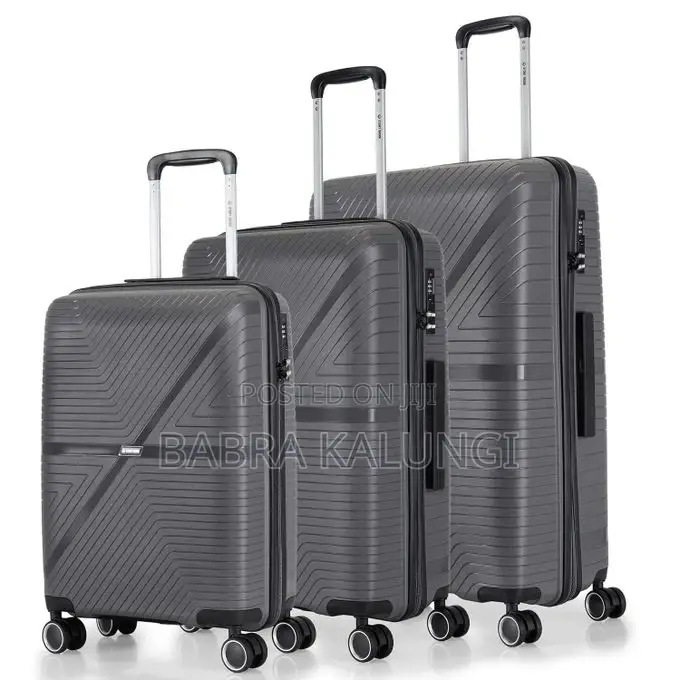 Axis Hardside Polypropylene Trolley Bags Travel Suitcases