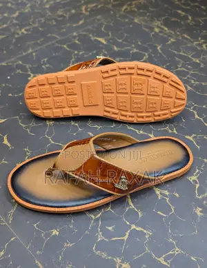 Original Classic Brown Hermes Slipper Sandals