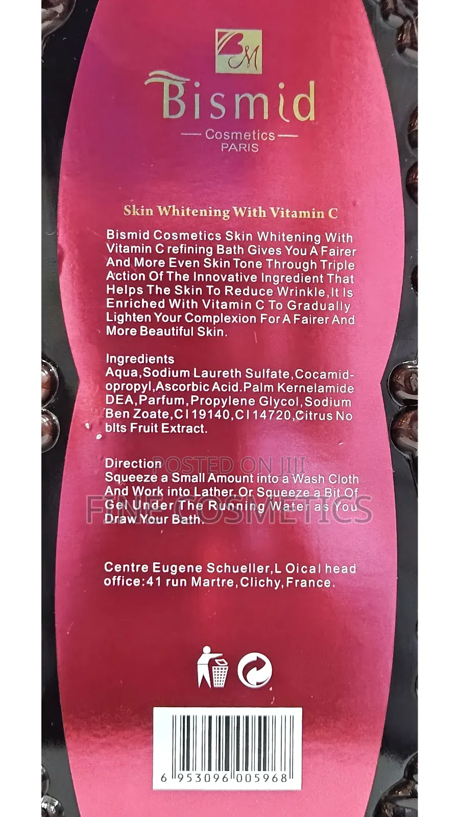 ORIGINAL BISMID | Skin Glowing + Whitening Bath Shower Gel.