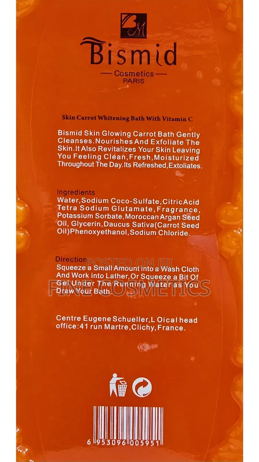 ORIGINAL BISMID | Skin Glowing + Whitening Bath Shower Gel.