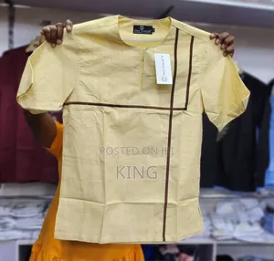 Soothing African Wear Kitengi Shirt. Short Sleeves