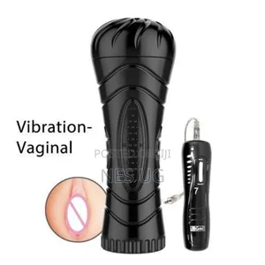 7 Speeds Vibrating Realistic Masturbation Cup for Men