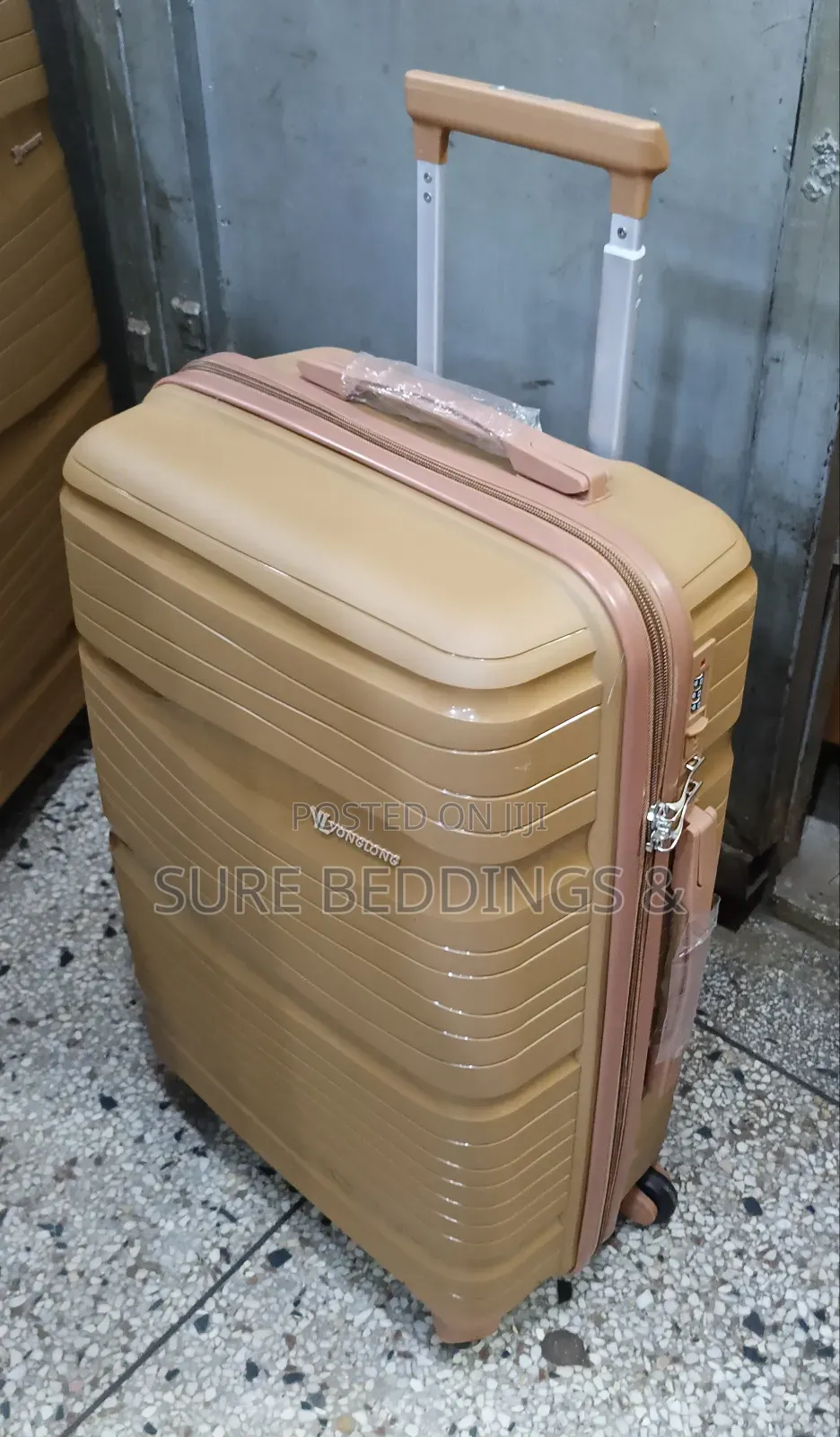 Golden Simple Suitcase