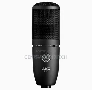 AKG P120 Cardioid Condenser Microphone (Black) With XLR