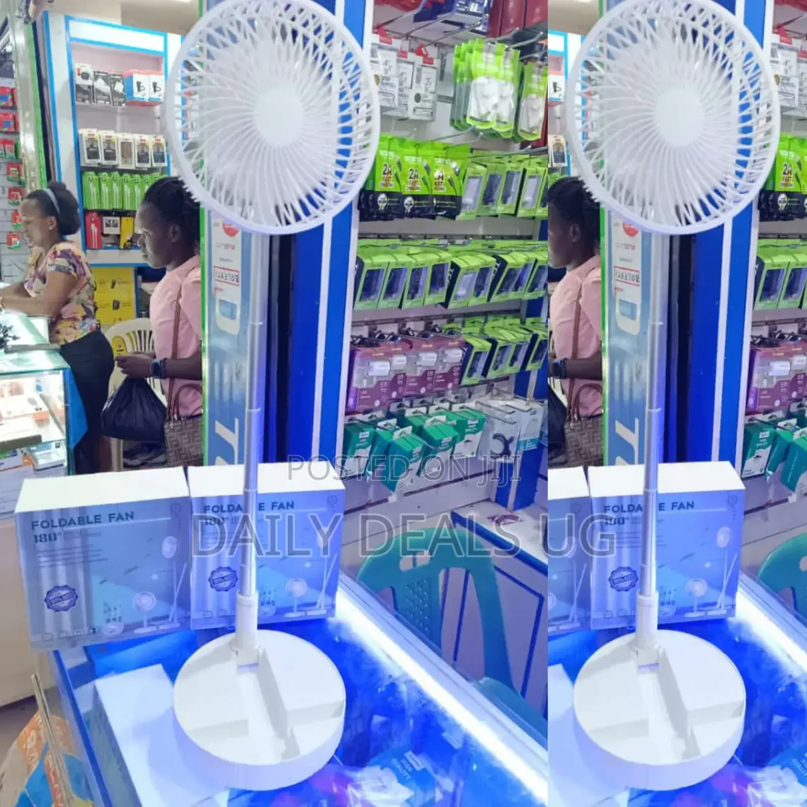 Rechargeable Foldable Fan