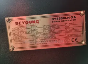 8kv 3 Phase Generator Made in Japan