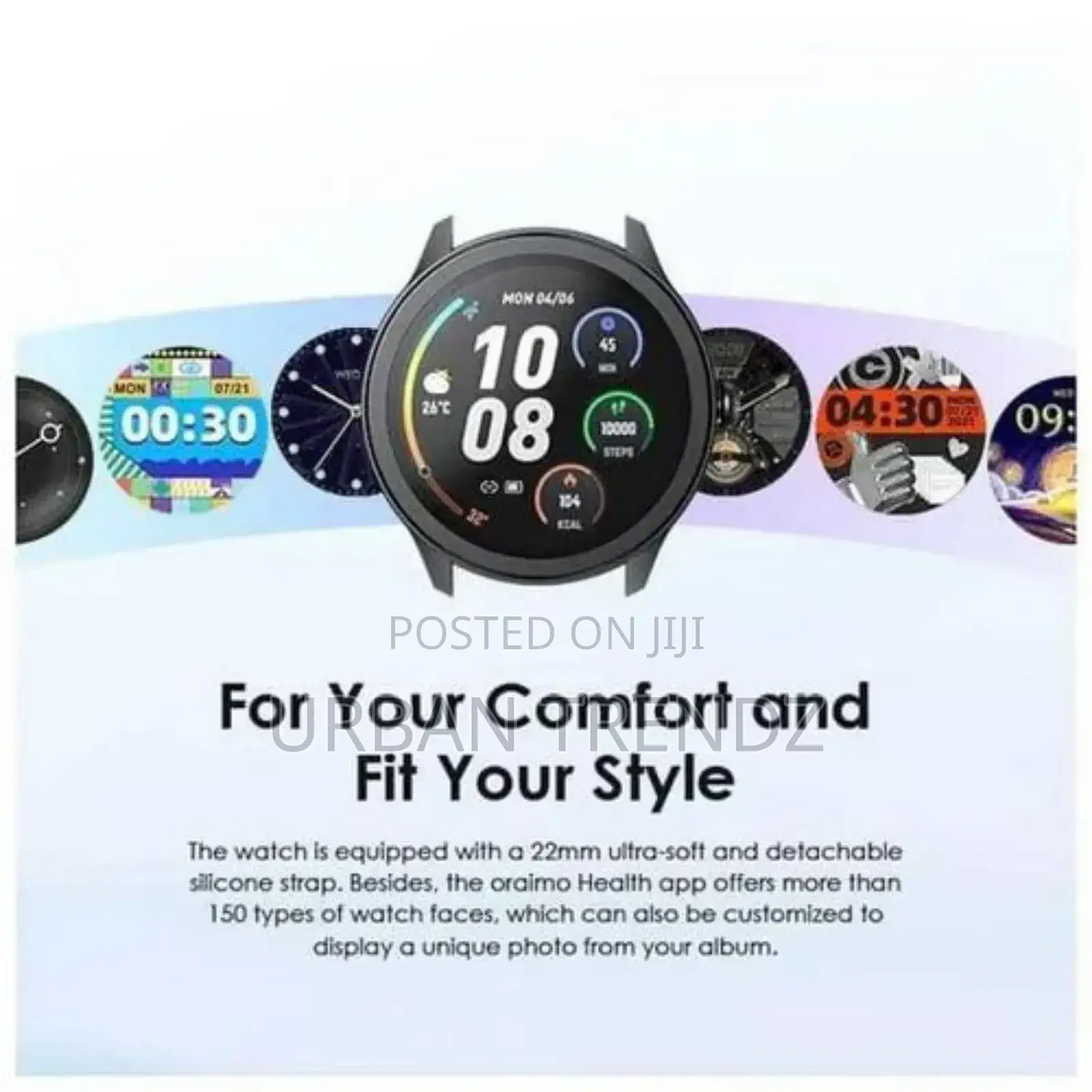 Oraimo Watch 2r Bluetooth Calling Smart Watch 1.39"Hd