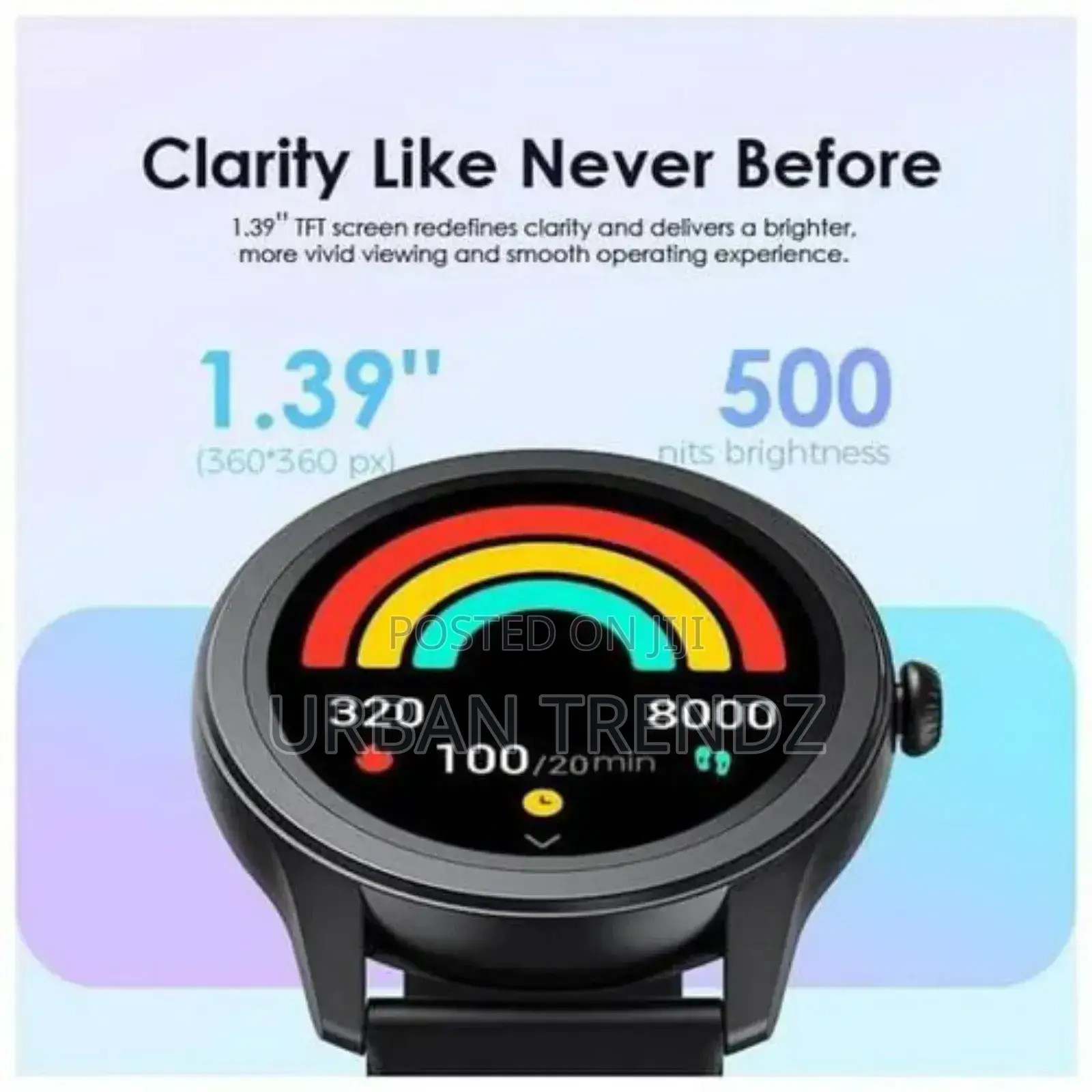 Oraimo Watch 2r Bluetooth Calling Smart Watch 1.39"Hd