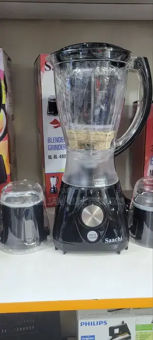 2in1 Saachi Electric Blender With Durable Plastic Jar