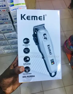 Kemei-Pg809a Rechargeable Adjustable Electric Hair Clippers