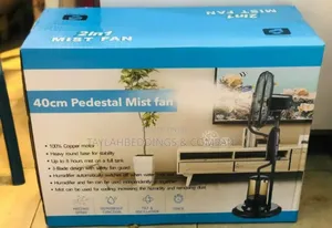 Pedestal Misting Fan With Water Tank Oscillating Misting Fan