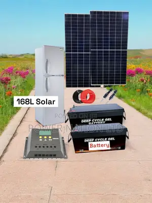 400w Solar System Full Kit With 168 Liters DC/Solar Fridge