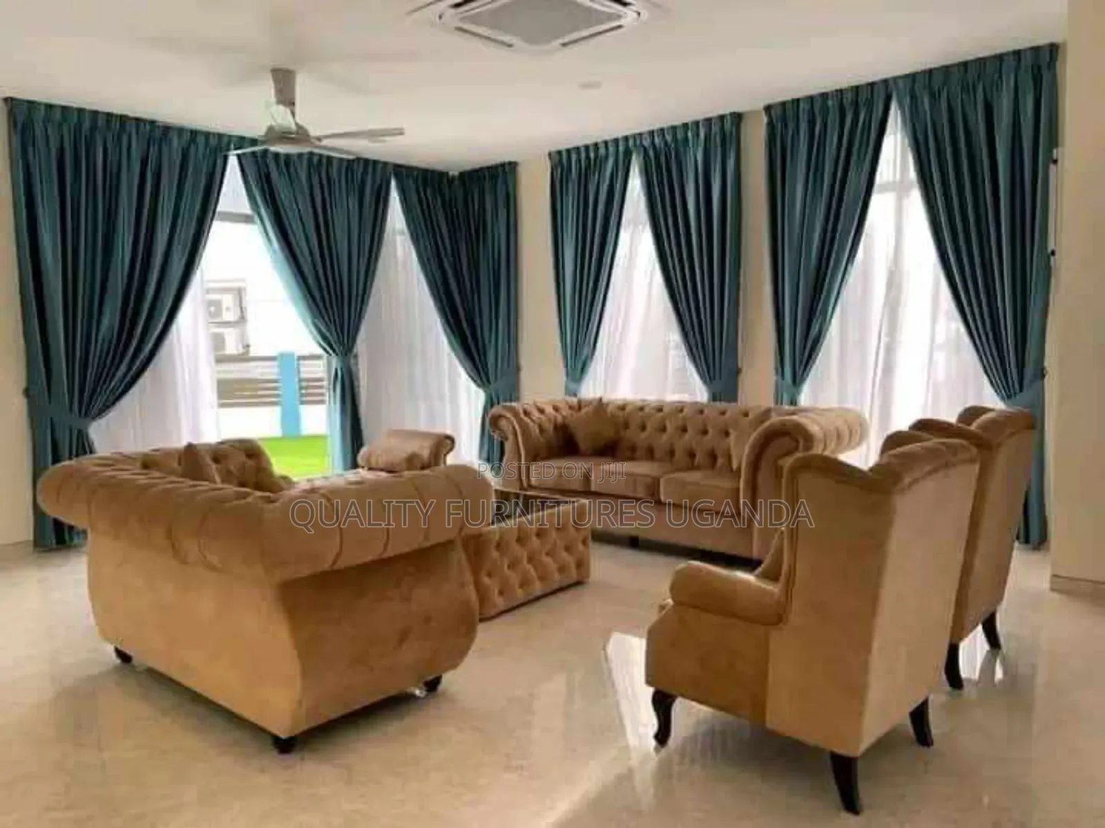 7 Sitter Chesterfield Couch