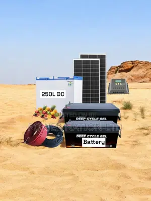 250l DC/Solar Deep Freezer With 600w Solar System Full Kit