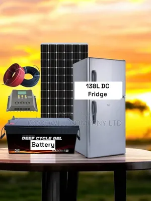 300w Solar System Full Kit With 138 Liters DC/Solar Fridge