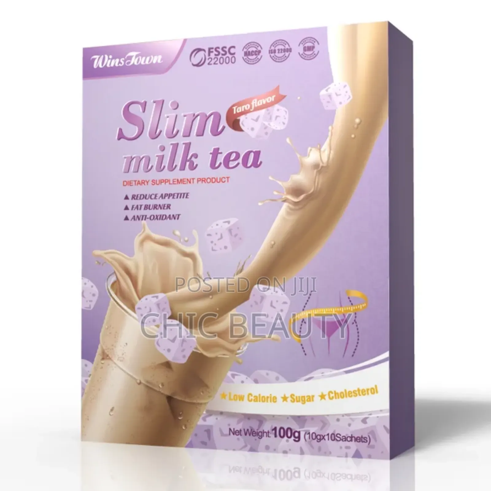 Slimming Milk Tea Taro Flavor 10 Sachets