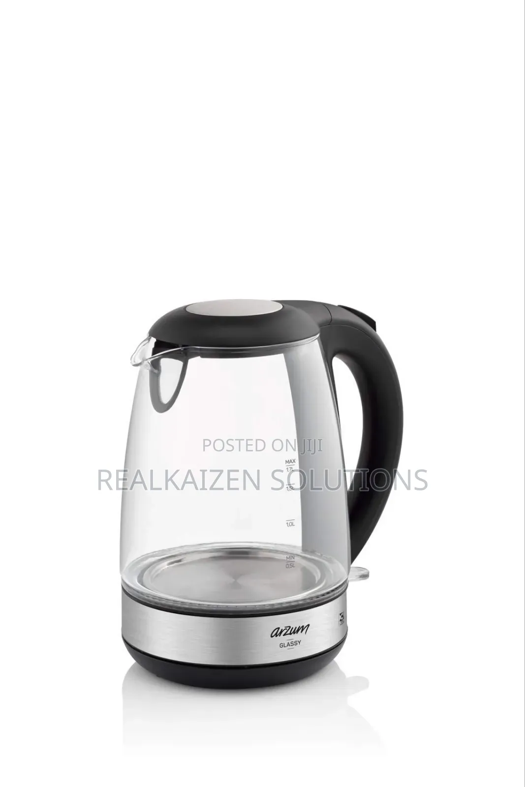 ARZUM 1.7L Glassy Tea | Water Kettle Electric With LED Light