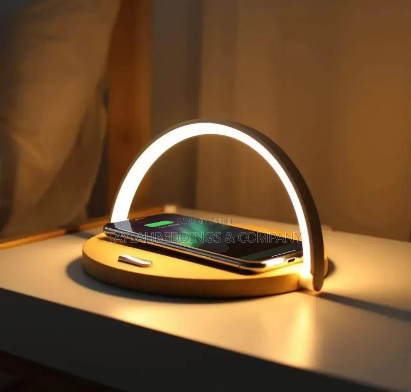 Modern Simple Wireless Charging Nightlight, Galaxy iPhone