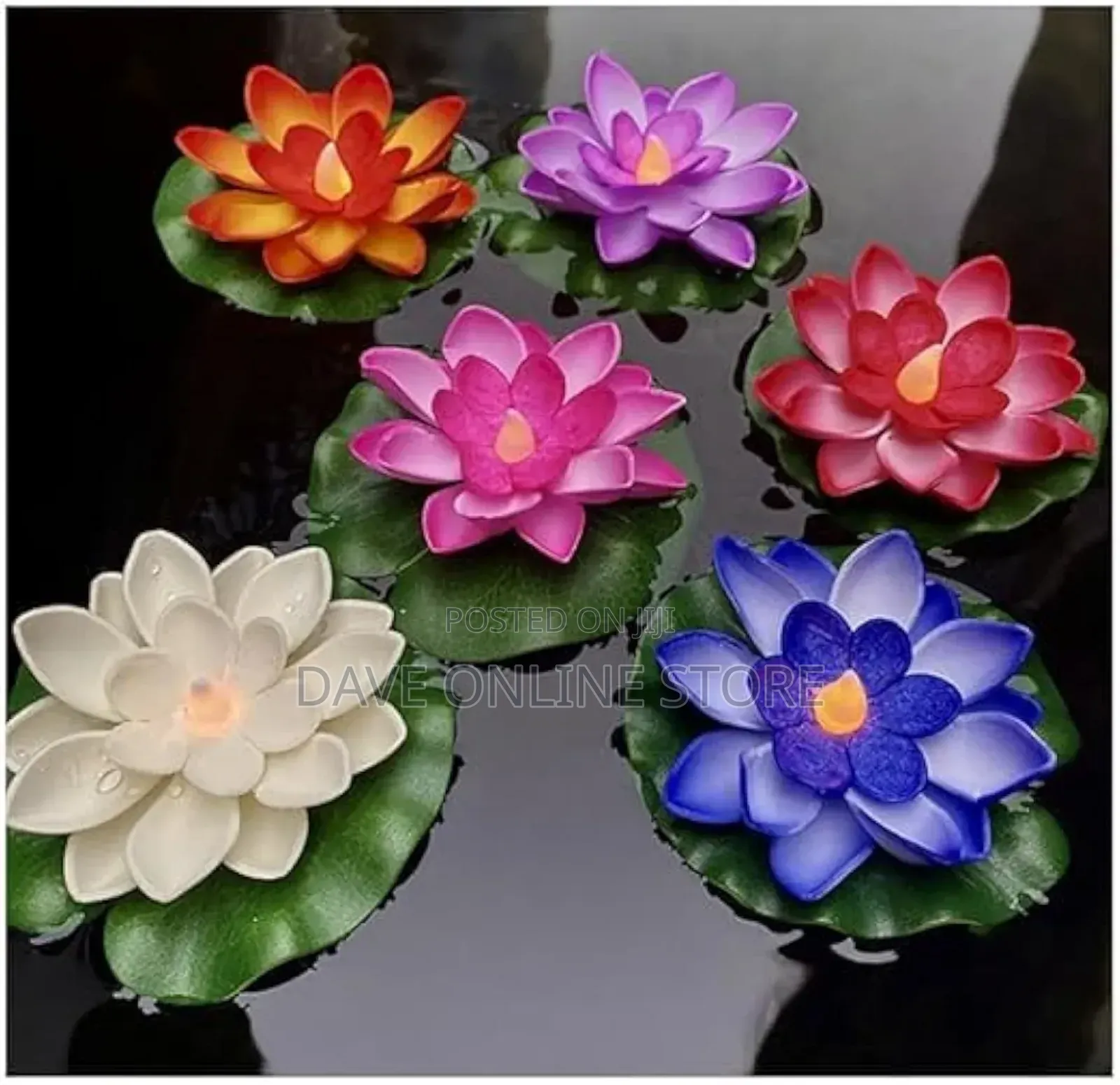 Water Sensor Floating Diyas Smokeless Flameless Candles