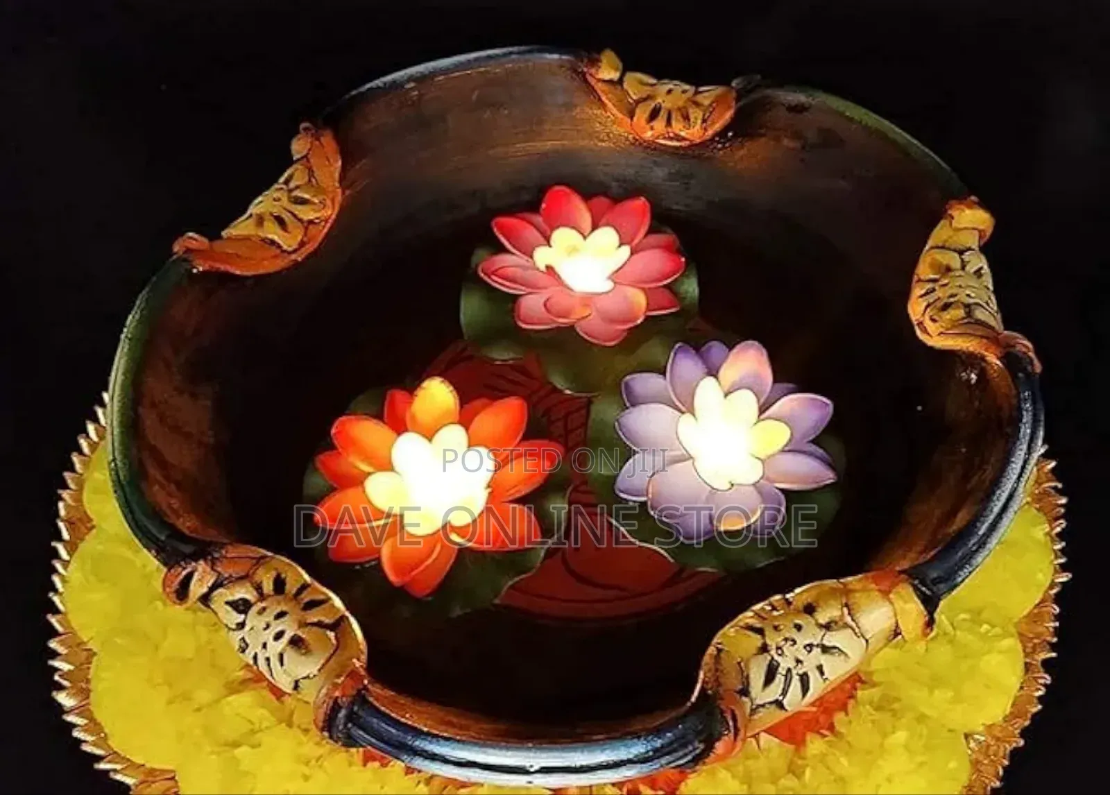 Water Sensor Floating Diyas Smokeless Flameless Candles