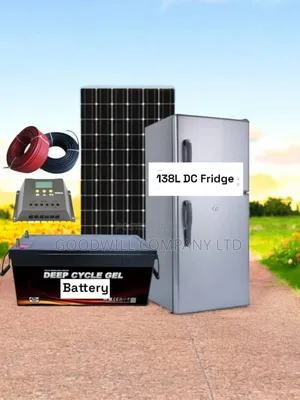 138 Liters DC/Solar Fridge With 300w Solar Full Kit