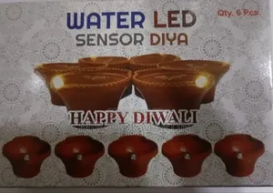 Water Sensor LED Diya for Diwali Decoration