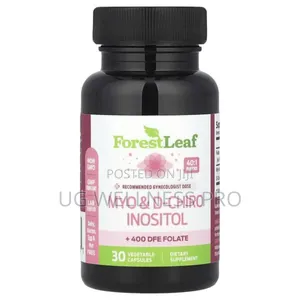 Forest Leaf, Myo D-Chiro Inositol, 30 Vegetable Capsules