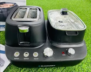 2 in 1 Breakfast Maker With Bread Toaster and Cooking Pot