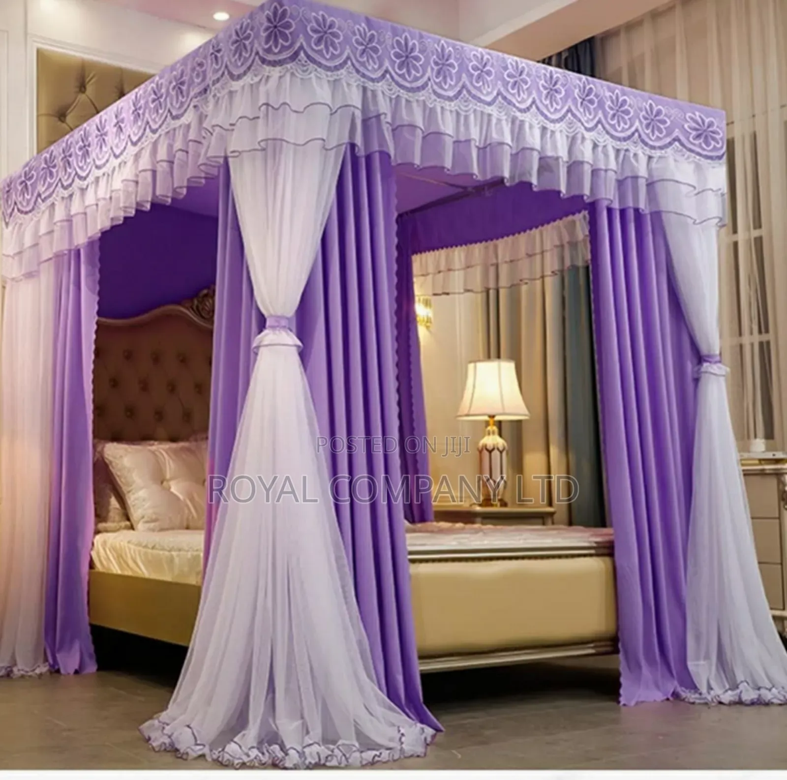 6by6 /5by6 Mosquito Net /4stand Curtain Rail Net