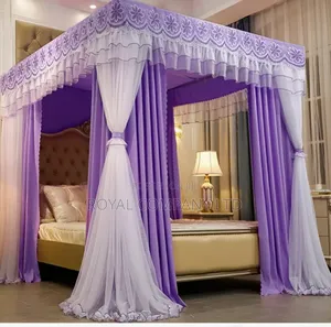6by6 /5by6 Mosquito Net /4stand Curtain Rail Net