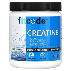 Fitcode, Creatine Monohydrate , Unflavored 300g 60 Servi