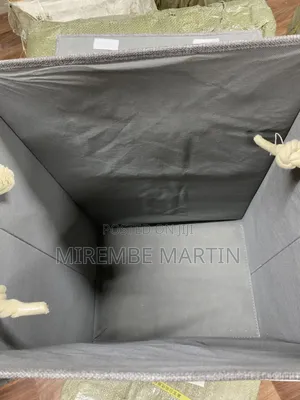 Grey Foldable Laundry Basket