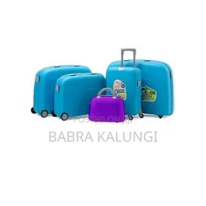 5 Piece Waterprof Travel Wheeled Trolley Hardside