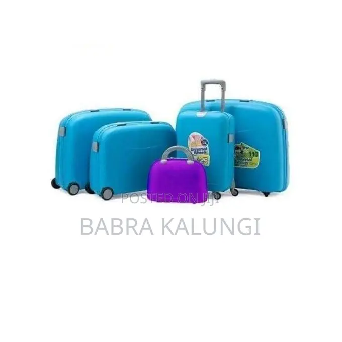 5 Piece Waterprof Travel Wheeled Trolley Hardside