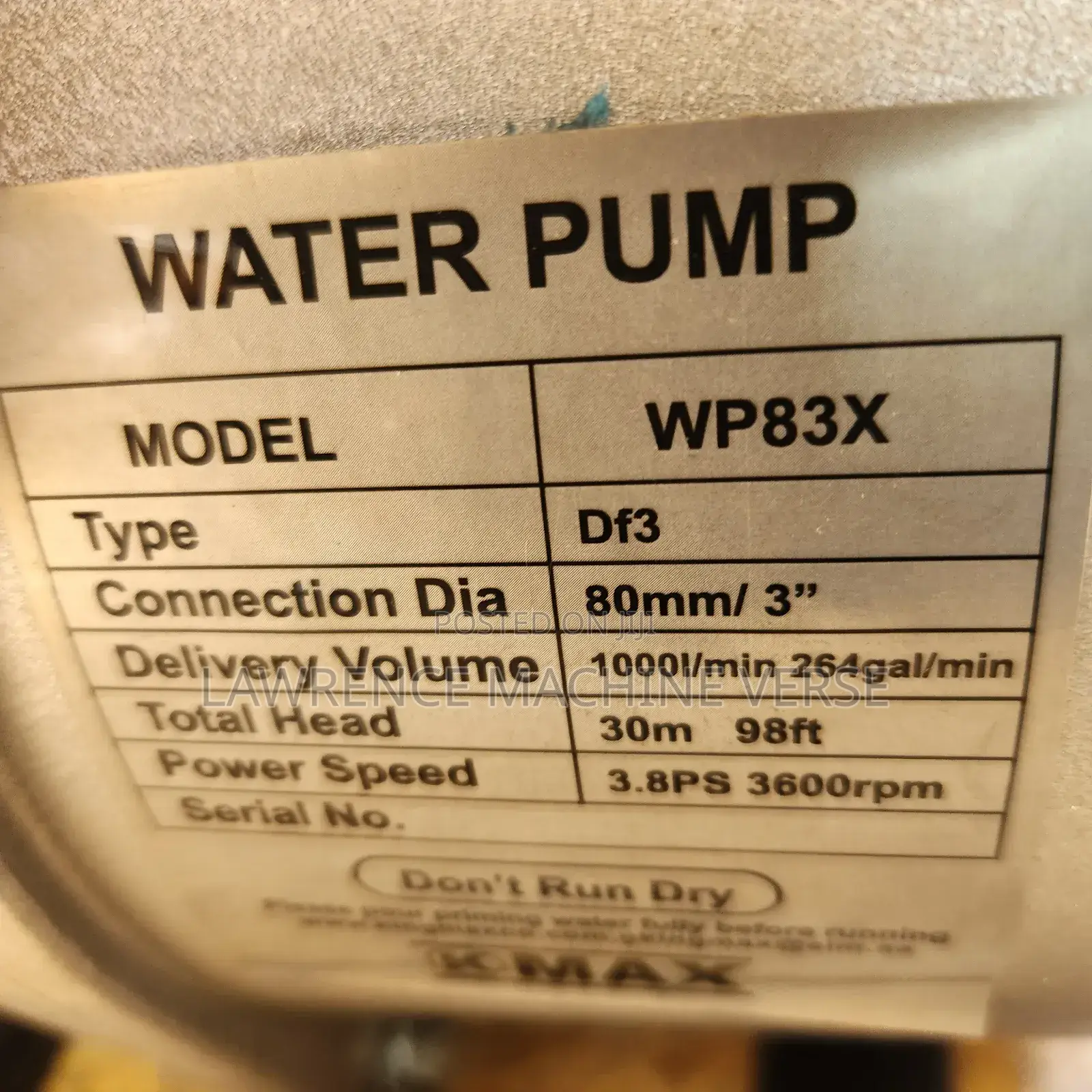 Honda Water Pump 3 Inch