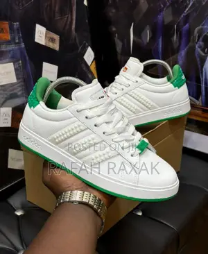 Original White/Green Adidas Grand Court X Lego Sneakers