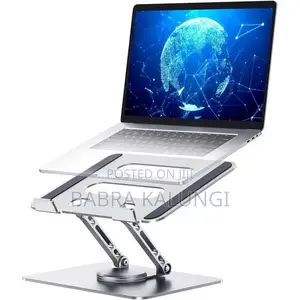 Adjustable Laptop Stand With 360 Rotating Base, Computer