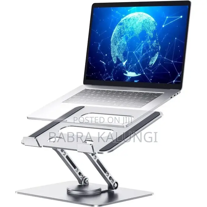 Adjustable Laptop Stand With 360 Rotating Base, Computer